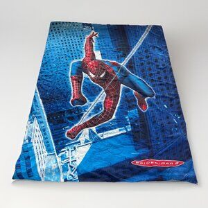 Vintage Spider-Man 2 Marvel Single Duvet Top Blanket Kids Bedding Comics AOP